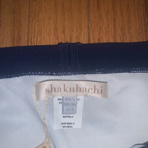 Shakuhachi Good Genes Faux Denim Bikini Bottom Blue Size 5 (Small) - Picture 4 of 7